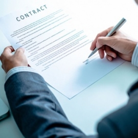 For luck in getting business contracts from government